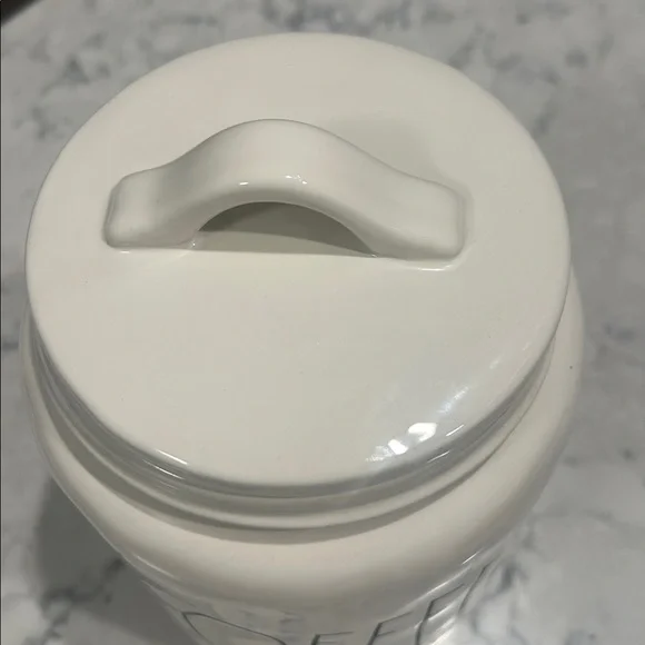 Rae Dunn Artisan Collection White Canister - Picture 2 of 6